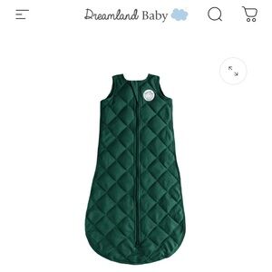 NWT Dreamland Baby Forest Green Weighted Sleep Sack 6-12 months